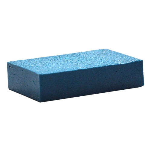 BLOCK ABRASIVO PARA LIMPIAR,Espesor 2",Longitud 3",Grano AZUL GRUESO 60