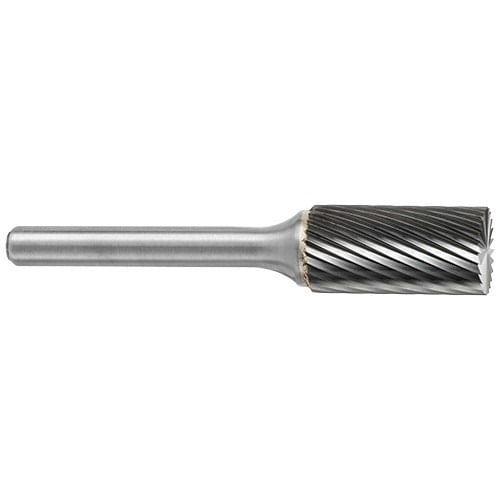 LIMA ROTATIVA,Geometría SB-5,Tipo de Corte: CORTE SENCILLO,Diámetro Corte 1/2",Logitud Corte 1", Diámetro Vástago/Zanco1/4", Logitud Total2 3/4"