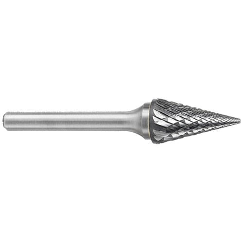 LIMA ROTATIVA,Geometría SM-3,Tipo de Corte: Doble Corte,Diámetro Corte 1/4",Logitud Corte 1", Diámetro Vástago/Zanco1/4", Logitud Total2