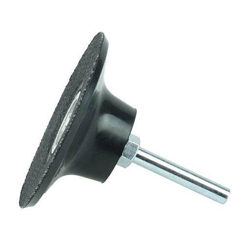 ADAPTADORES PARA CEPILLOS Y ABRASIVOS,Entrada Tipo "S", Vástago 1/4",Diámetro 3",