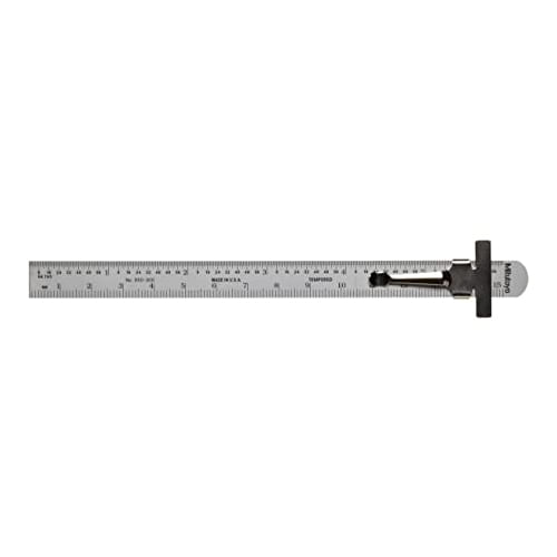 REGLA DE ACERO, 150mm/6in, 1mm/1/64pulg, N/A