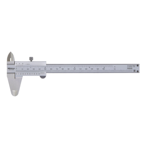 Calibrador Vernier Serie 530, modelo estándar, 6pulg/150mm, Varilla de profundidad Plana