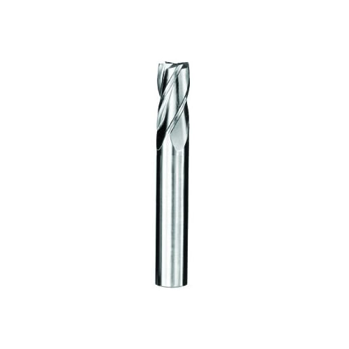 Cortador Vertical End Mills de Carburo de Tungseno Fraccional, Filos 4, Plano, d1  3/64", d2 1/8"