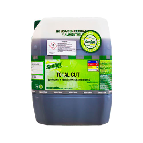 ACEITE SEMISINTETICO PARA MAQUINADO, TOTAL CUT, ACEITE SEMISINTETICO, PORRON, 20 LITROS, TOTAL CUT