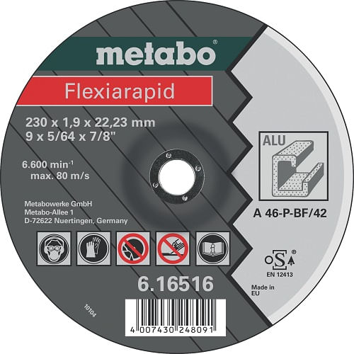 FLEXIARAPID 230 X 1,9 X 22,23 MM, ALUMINIO, TF 42 (616516000)