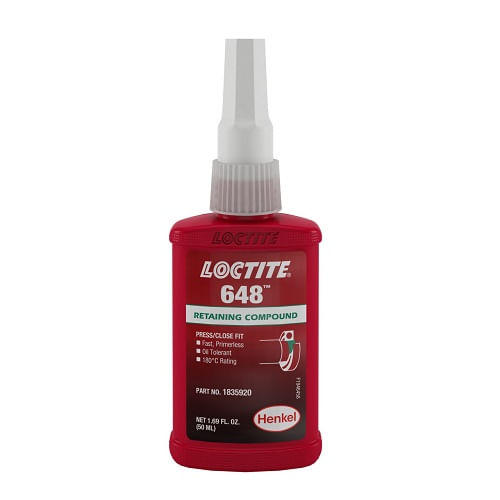 Loctite 648 Compuesto Retenedor de Alta Resistencia 50 ml.