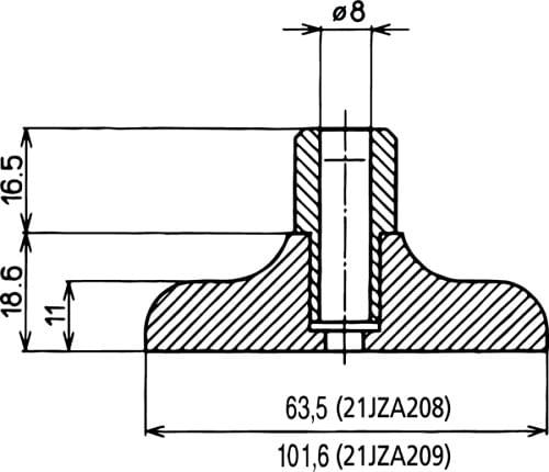 21JZA209 BASE /547-252(WITHOUT SCREW) GPO. 1 MITUTOYO