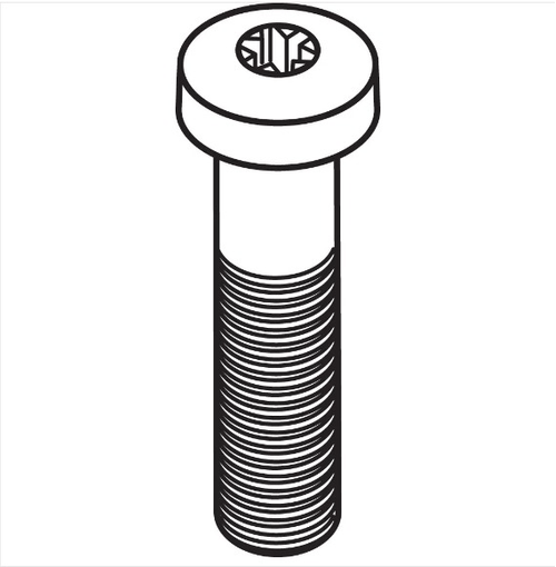 Clamp Screw for Indexables: Hex, M5 x 0.8 Thread, 222-TPC00679, KYOCERA