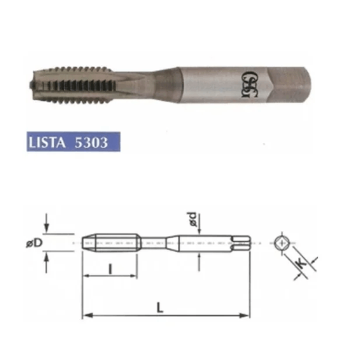 Machuelo M3*0.5, VX-OT, SPIRAL TAP, 163-8330055, OSG & ROYCO