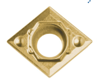 TAC00483 Inserto de torneado indexable Kyocera CCMT 3251HQ CA525 de carburo CVD. PAQ. 10 piezas